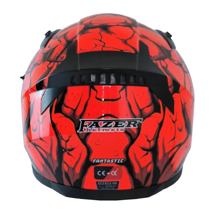 MTS FAZER 211-DV FULL FACE KASK FANTASTİC RED