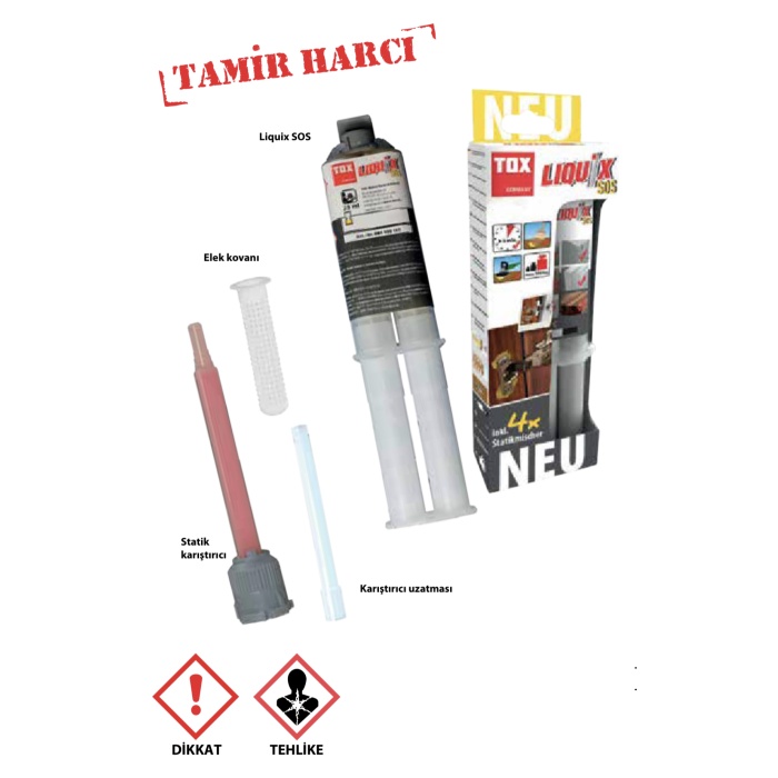 LIQUIX SOS 2K KİMYASAL TAMİR HARCI 084100161