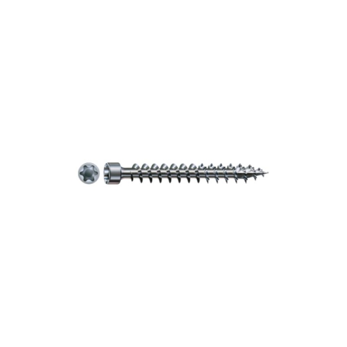 SPAX 6.0 X 140 T STAR PLUS T 30 SİLİNDİR BAŞLI TAM DİŞ WİROX KAPLAMA VİDA (100LÜ KUTU)