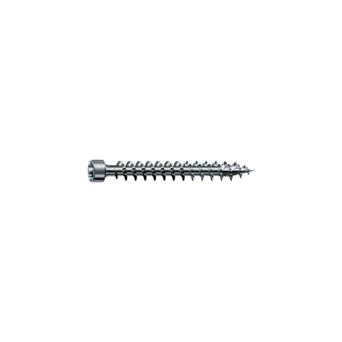 SPAX 6.0 X 140 T STAR PLUS T 30 SİLİNDİR BAŞLI TAM DİŞ WİROX KAPLAMA VİDA (100LÜ KUTU)