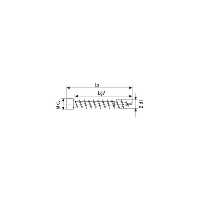 SPAX 6.0 X 140 T STAR PLUS T 30 SİLİNDİR BAŞLI TAM DİŞ WİROX KAPLAMA VİDA (100LÜ KUTU)