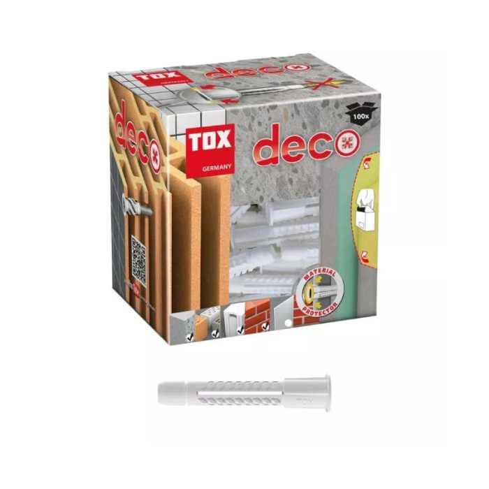 TOX TUĞLA BOŞLUK DÜBELİ DECO 8/49 (1 KUTU 1.000 ADET)
