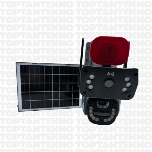 O-KAM 3815 4G Çift Lens Solar Güneş Panelli Kamera
