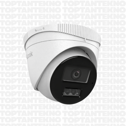 HiLook IPC-T220HA-LUFC Smart Hybrid Light 2MP 2.8mm Mikrofonlu IP Dome Kamera