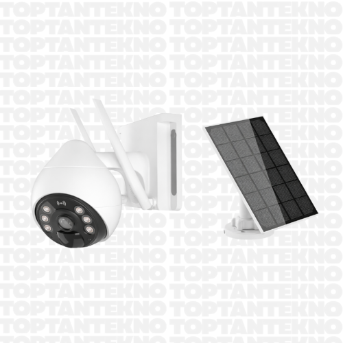 Novacom Vstarcam BG69-TZ 3MP 4MM 4G IP Solar Güneş Panelli Akıllı Kamera