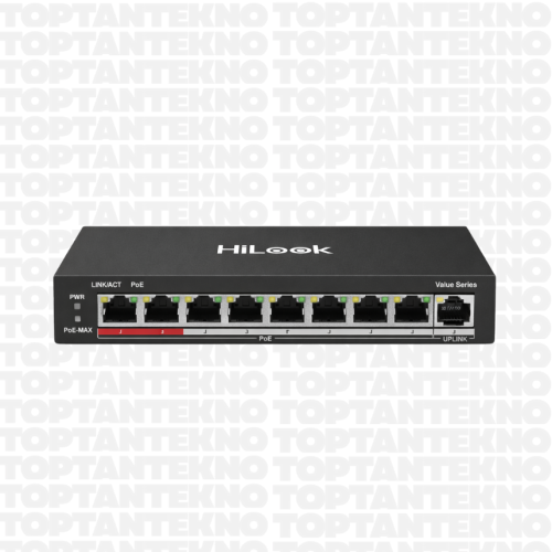 HiLook NS-0109P-60(B) 8 Port 10/100 Mbps PoE Switch