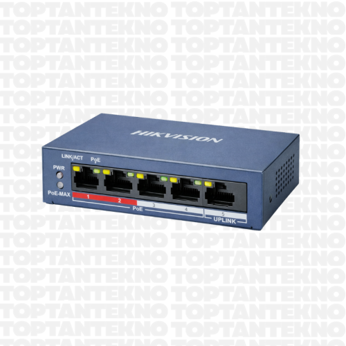 HiLook NS-0105P-35B 5 Port Megabit 4 Port PoE 35W +1 Port Megabit Uplink Switch
