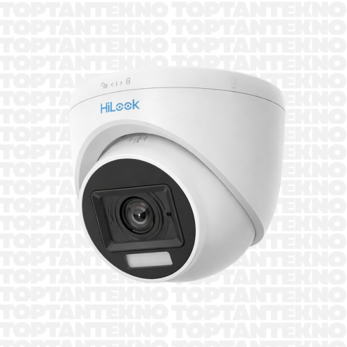 HiLook THC-T129-LPS 2MP 2.8mm Analog ColorVu HD Sesli Dome Güvenlik Kamerası
