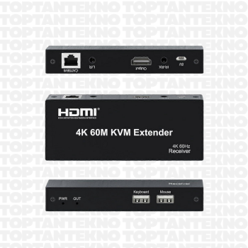 Novacom 4K 60M HDMI USB IR Cat6 KVM Extender