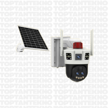 O-KAM 6010 9MP 4G Solar 10X Optik Zoom Akıllı Güvenlik Kamerası