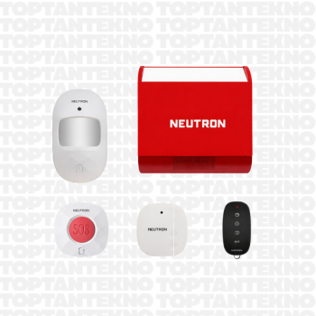 Neutron NTL-OD-99WB Kablosuz Wifi Dış Ortama Uygun Dahili Sirenli Akıllı Alarm Seti