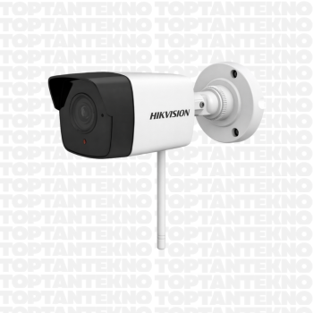 Hikvision DS-2CV1021G0-IDW1 2MP 2.8mm 30MT IP66 Poe H.265+ Dahili Mikrofon Wifi Bullet IP Güvenlik Kamerası
