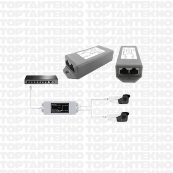 Novacom ND-PE102W Poe Extender 10/100 Mbps 1 İnput 2 Output 30W Dış Ortam