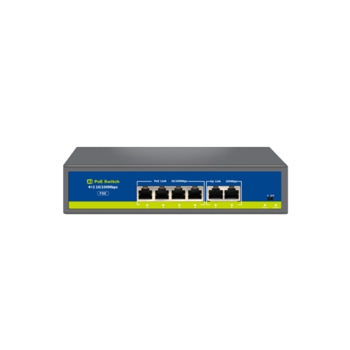 Novacom NCV-HIF0420FBL-C 4 Port PoE Switch