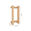 Ahşap Duvar Rafı/ Banyo Rafı/ Havluluk