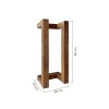 Ahşap Duvar Rafı/ Banyo Rafı/ Havluluk Ceviz