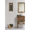 Ahşap Duvar Rafı/ Banyo Rafı/ Havluluk Ceviz