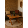 Orta Sehpa Ahşap Bahçe / Balkon Masası 50x73cm