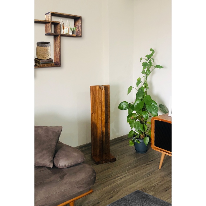 Ahşap Led Aydınlatma  Lambader 100cm
