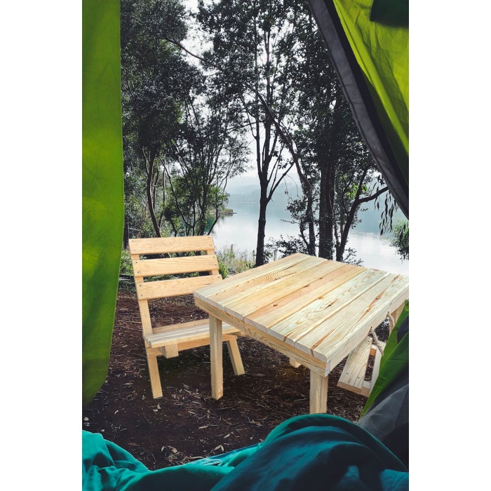 Ahşap Katlanır Kamp Sandalyesi, Bahçe Sandalyesi, Piknik Sandalyesi