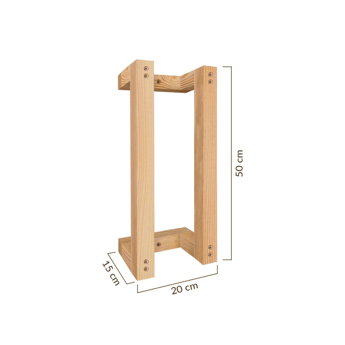 Ahşap Duvar Rafı/ Banyo Rafı/ Havluluk