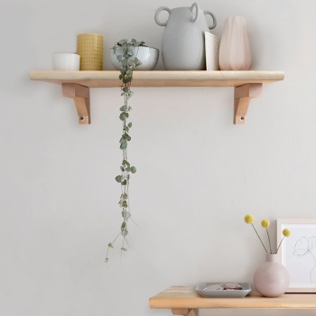 Ahşap Duvar Rafı Ayaklı, Kitaplık, Saksılık, Banyo Rafı, Mutfak Rafı, Salon Rafı