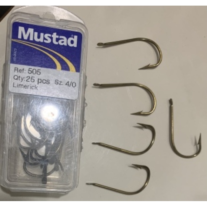 MUSTAD 505 model 4/0 boyutta BRONZ DÖVME İĞNE 25Lİ KUTU