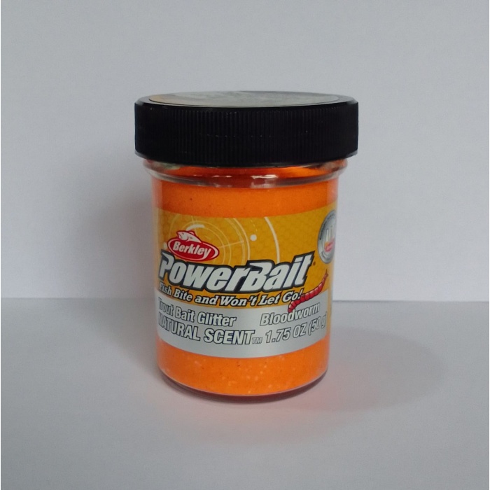 BERKLEY POWERBAİT NATUREL SCENT BLOOD WORM KAN KURDU TURUNCU RENK (53378)ALABALIK HAMURU