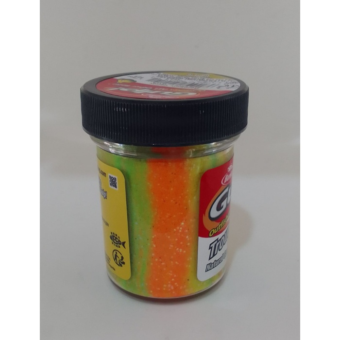 BERKLEY GULP RAİNBOW CANDY(GÖKKUŞAĞI) SARIMSAKLI ALABALIK HAMURU (52214)