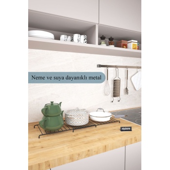 Genişletilebilir Metal Nihale Ayarlanabilir 2li Büyük Boy Nihale Tezgah Üstü Yemek Masası Nihalesi