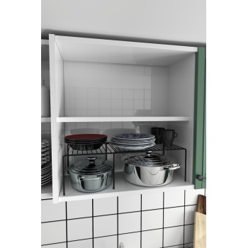 Genişletilebilir Raf Ayarlanabilir Dolap İçi Düzenleyici Mutfak Düzenleyici Banyo Düzenleyici