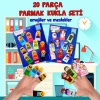 2 Set - 20 Parça  Emojiler ve Meslekler Parmak Kukla