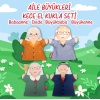 4 Parça  Aile Büyükleri El Kukla Set , Eğitici Oyuncak