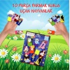 Uçan Hayvanlar 10 Parça Parmak Kukla Set