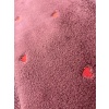 Lubow Love Fuşya Kırmızı Nakışlı 70x140 6lı Havlu Seti