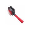 Çift Taraflı Silikon Saplı Kedi Köpek Fırçası 5x10 cm -16 cm
