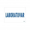 Laboratuvar Uyarı Levhası 17,5x25 KOD:1656