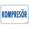 Kompresör Uyarı Levhası 17,5x25 KOD:1732