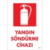 Yangın Söndürme Cihazı Uyarı Levhası 25x35 KOD:868