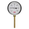 Ø 100 - 0 - 160°C 1/2 15 CM ALTTAN ÇIKIŞLI TERMOMETRE (Lisinya)