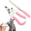 Törpülü Kedi Köpek Tırnak Makası 5,5*14,5 cm Pembe