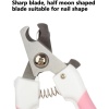 Törpülü Kedi Köpek Tırnak Makası 5,5*14,5 cm Pembe