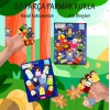 2 Set - 20 Parça  Masal Kahramanları ve Aile Bireyleri Parmak Kukla