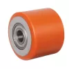 TRANSPALET TEKERİ DÖKÜM POLİÜTERAN KAPLAMALI BİLYALI RULMANLI 70X60X20 (Lisinya)