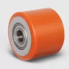 TRANSPALET TEKERİ DÖKÜM POLİÜTERAN KAPLAMALI BİLYALI RULMANLI 70X60X20 (Lisinya)