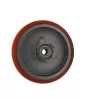 TRANSPALET TEKERİ DÖKÜM POLİÜTERAN KAPLAMALI BİLYALI RULMANLI 200 X 50 X 20 (Lisinya)