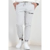 Paraşüt Kumaş Jogger Pantolon Gri