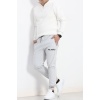 Paraşüt Kumaş Jogger Pantolon Gri
