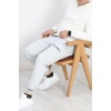 Paraşüt Kumaş Jogger Pantolon Gri