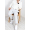 Paraşüt Kumaş Jogger Pantolon Gri